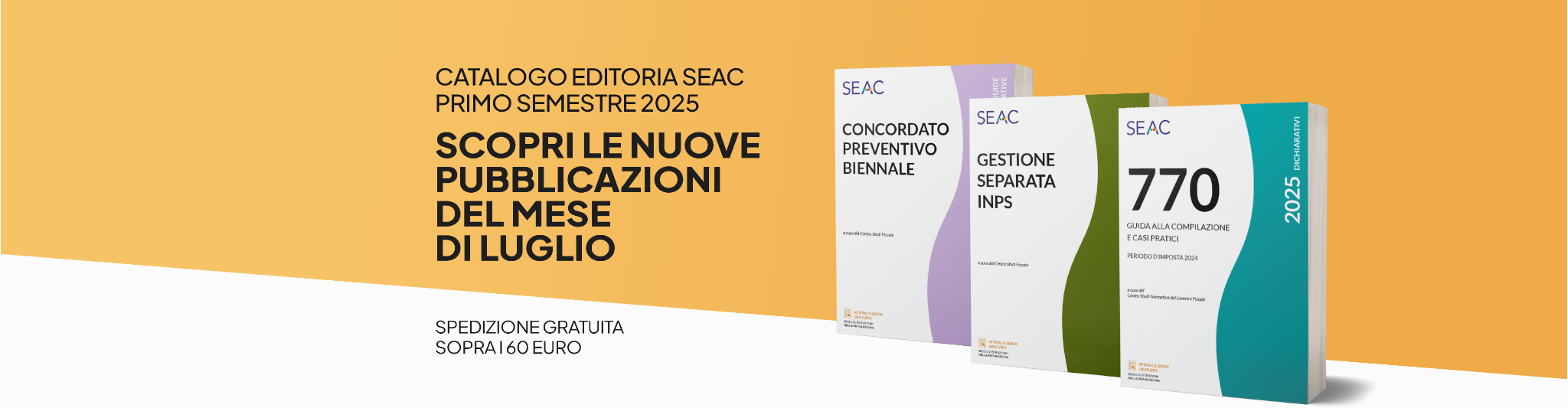 copri le nuove uscite di luglio di Seac Editore 2025!